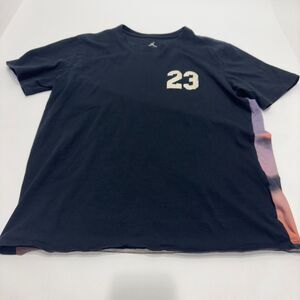 Nike Air Jordan AJ XX9 29 Skyline Photo T-Shirt-Black/Multi Size Large